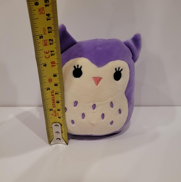 MINI Holly the Purple Owl Squishmallows Plush 5" tall Toy - Picture 5 of 5